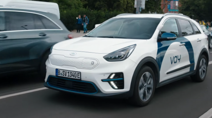 Vehicles from Vay undergoing operation testing in Berlin