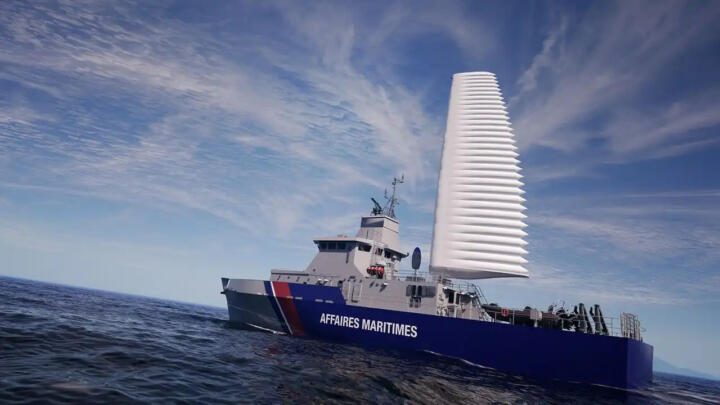 WISAMO (Wing Sail Mobility) is planning to equip a French high seas patrol ship ...