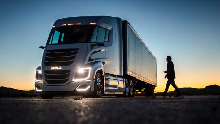 Tesla-Konkurrent Nikola will bis 2021 Brennstoffzellen-Lkw mit Reichweiten von b ...